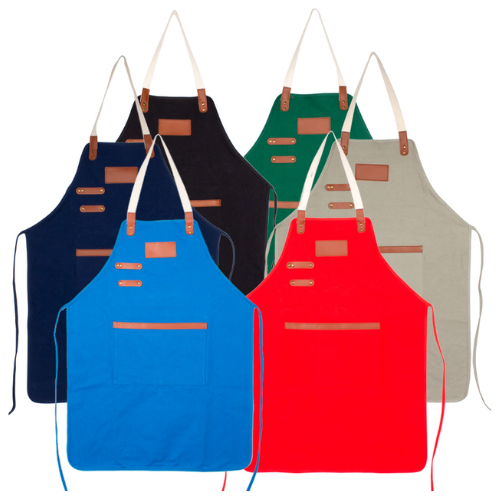 Pechera Asador Canvas Algodón 10 Onzas